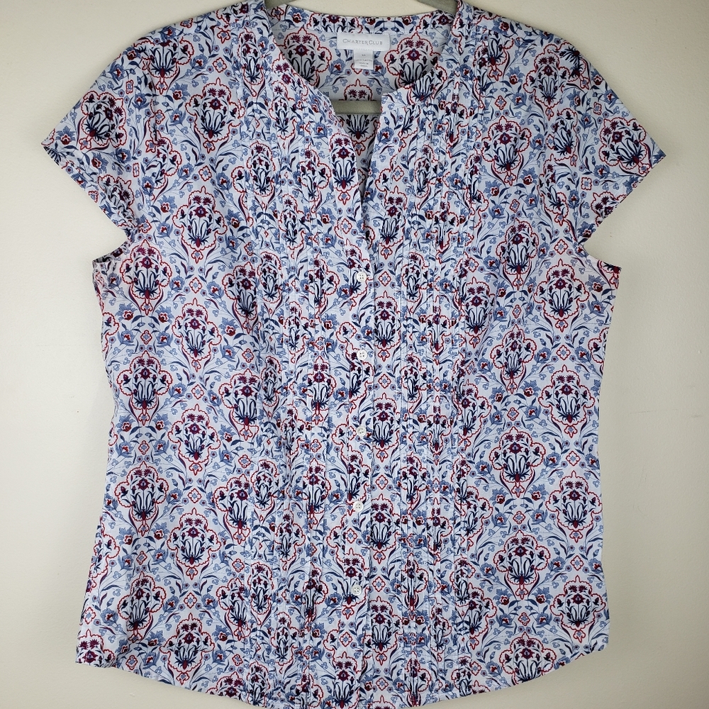 Charter Club Short-sleeved Top